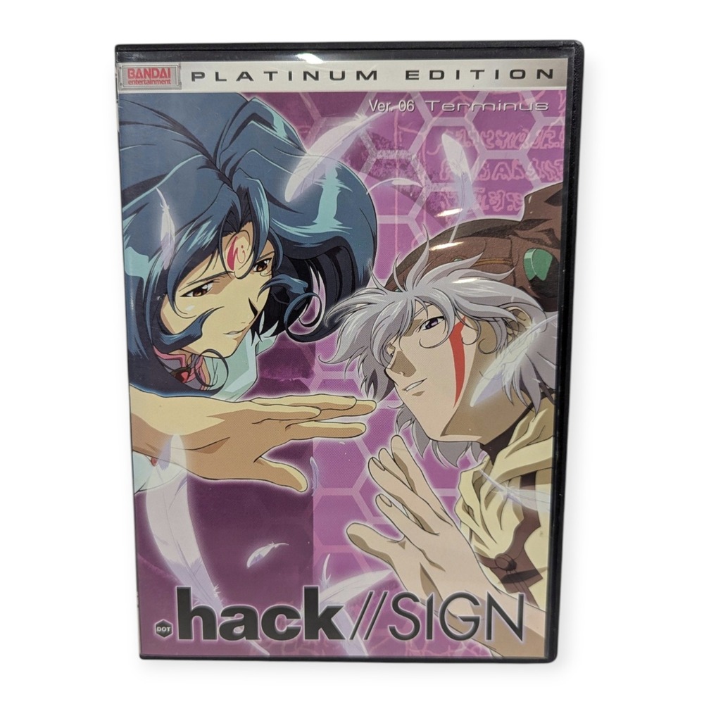 Bandai .hack//SIGN Ver. 06 Terminus Platinum Edition DVD 2004 Episodes‎ 23-25